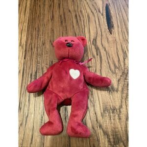 Ty Beanie Babies Valentina Pink Bear 1999 Plush